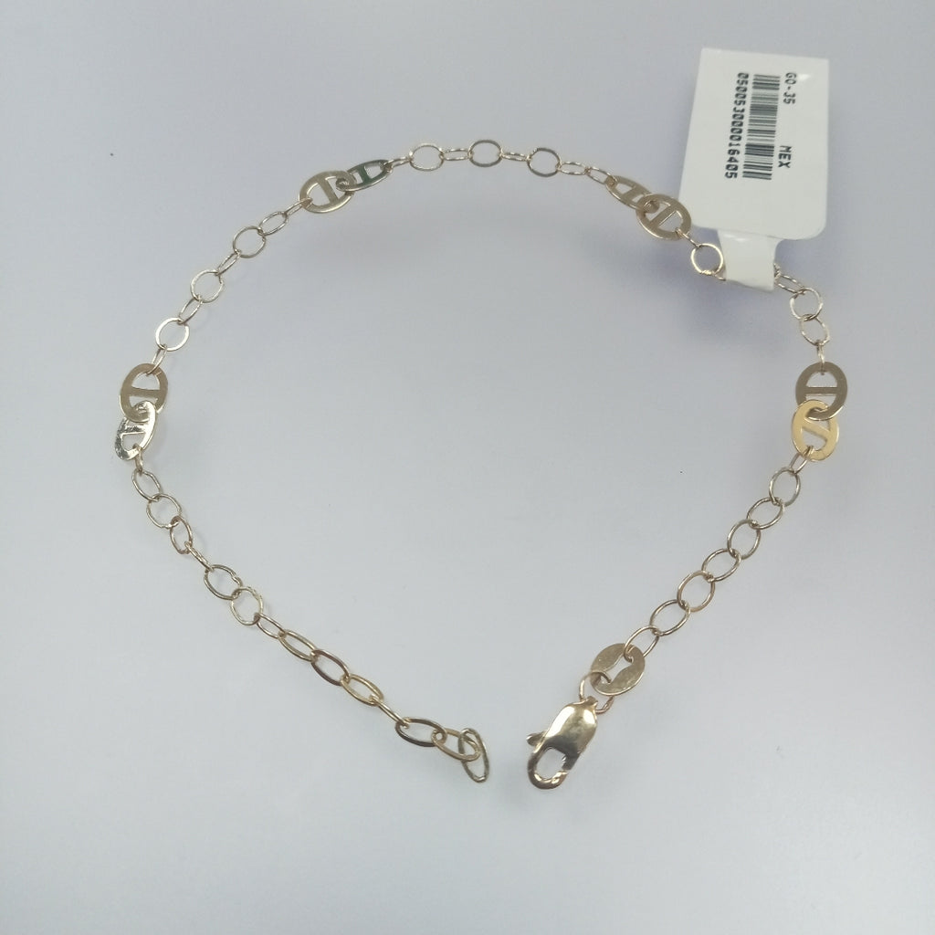 PULSERA ESPECIAL 14K 21 CM 1.8 GR (NUEVO)