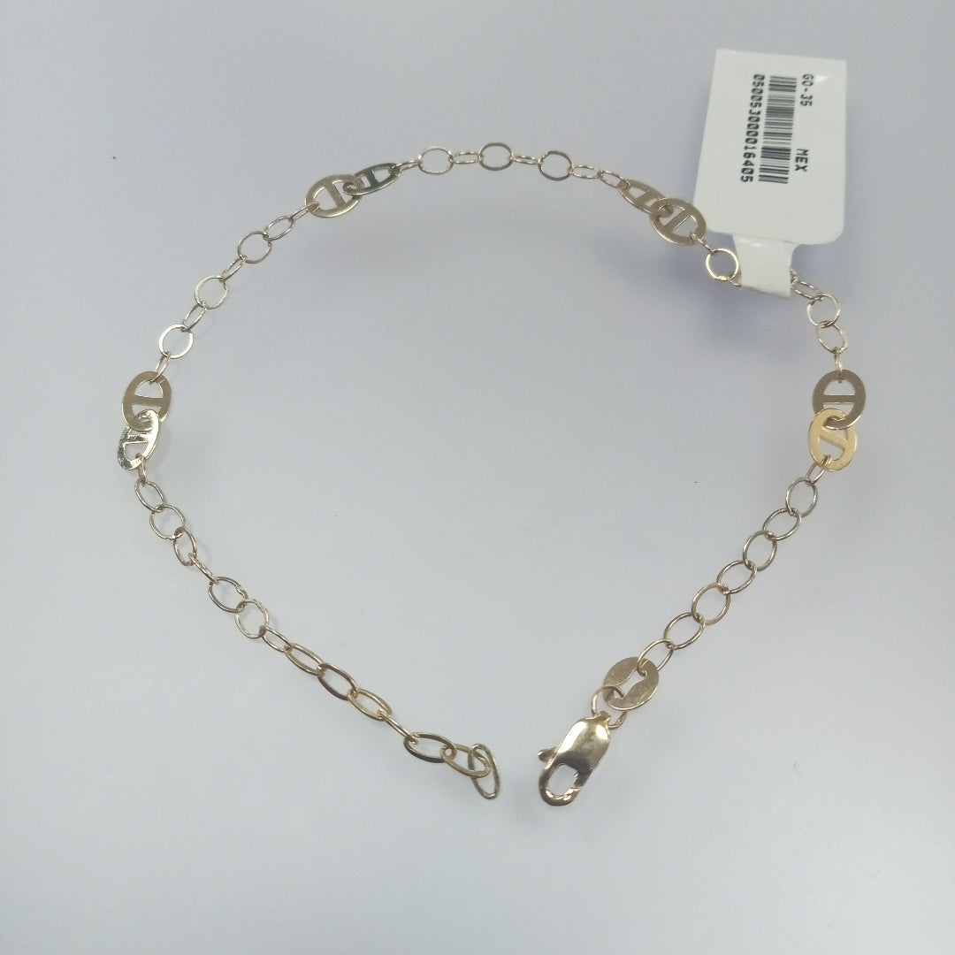 PULSERA ESPECIAL 14K 21 CM 1.8 GR (NUEVO)