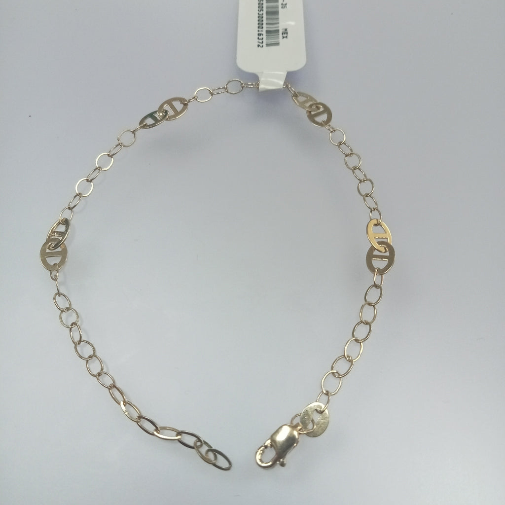 PULSERA ESPECIAL 14K 21 CM 1.8 GR (NUEVO)