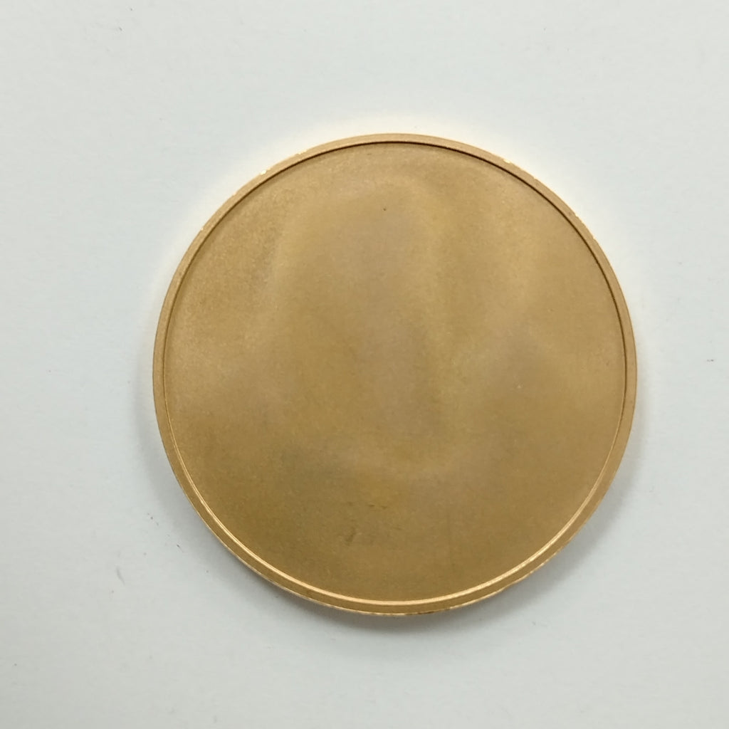 MEDALLA CONMEMORATIVA ORO 21 K 42 GRMS (SEMINUEVO)