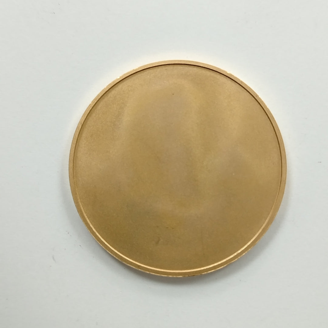 MEDALLA CONMEMORATIVA ORO 21 K 42 GRMS (SEMINUEVO)