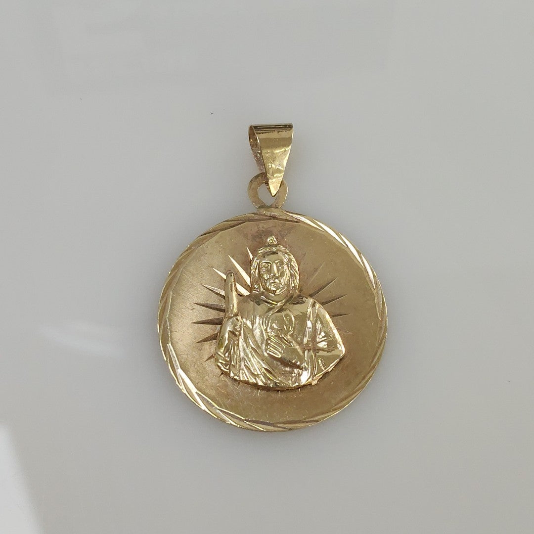 MEDALLA RELIGIOSA ORO 10 K 2,40 GRMS (SEMINUEVO)