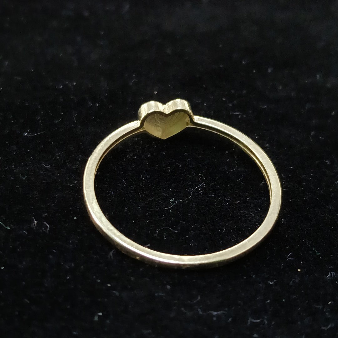 ANILLOS ANILLITO FIG CORAZON 10K TALLA 9 1.1 GR (NUEVO)