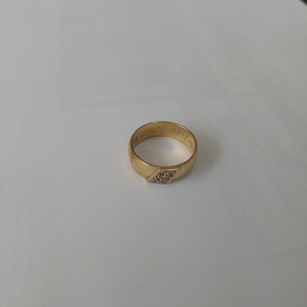 ARGOLLA ORO 14 K 3.4 GRMS (SEMINUEVO)