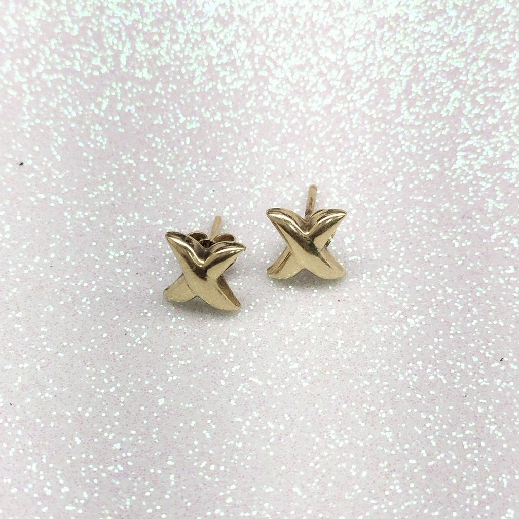 BROQUELES PAR ORO 14 K 1,40 GRMS (SEMINUEVO)