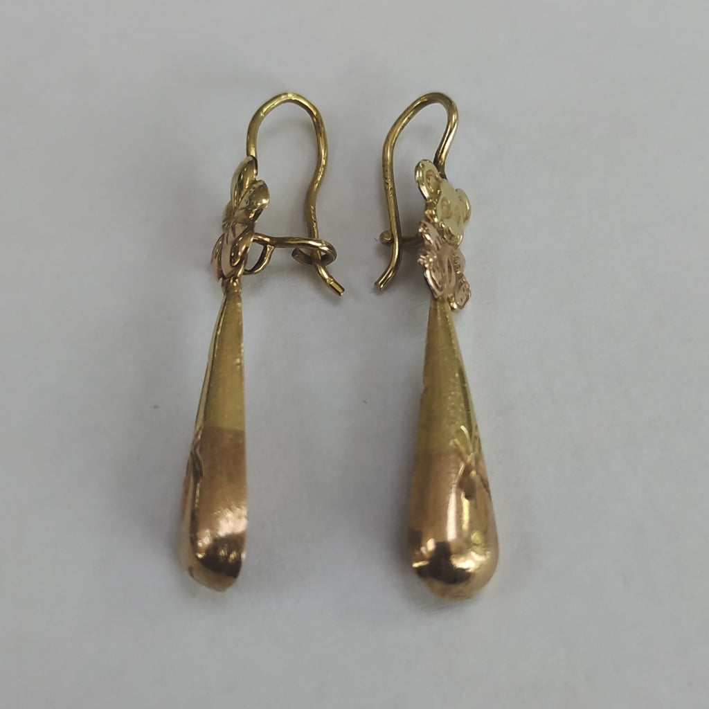 ARETES PAR ORO 14 K 2.1 GRMS (SEMINUEVO)