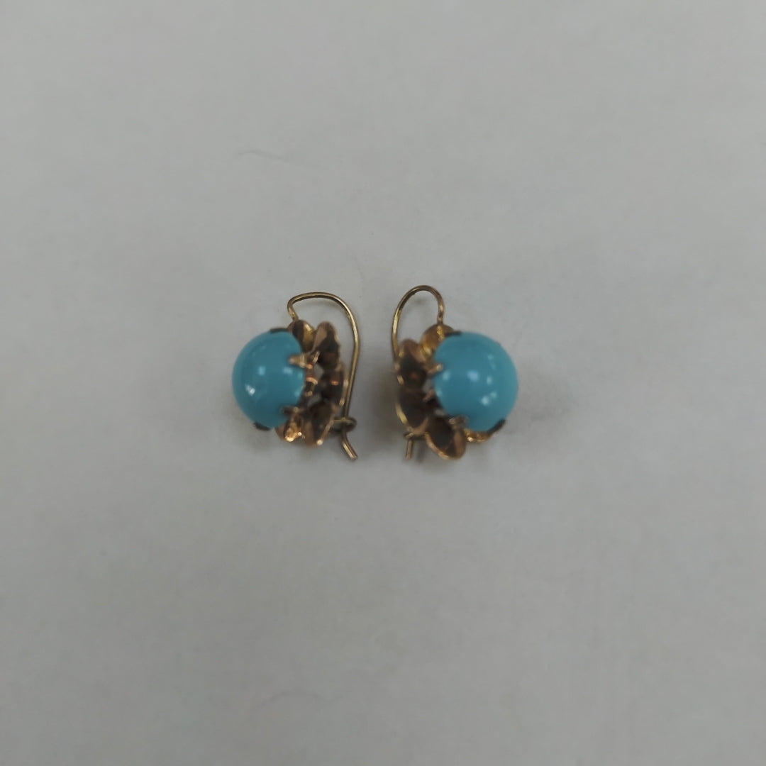 ARETES PAR ORO 8 K 2 GRMS (SEMINUEVO)
