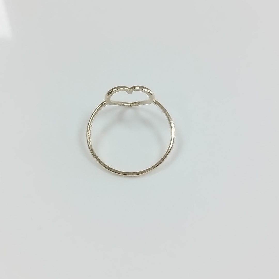 ANILLOS ANILLITO FIG CORAZON 10K TALLA 7 0.8 GR (NUEVO)