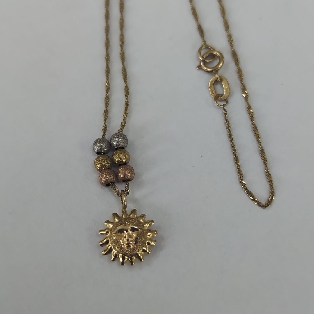 CADENA ORO 14 K 1.6 GRMS (SEMINUEVO)