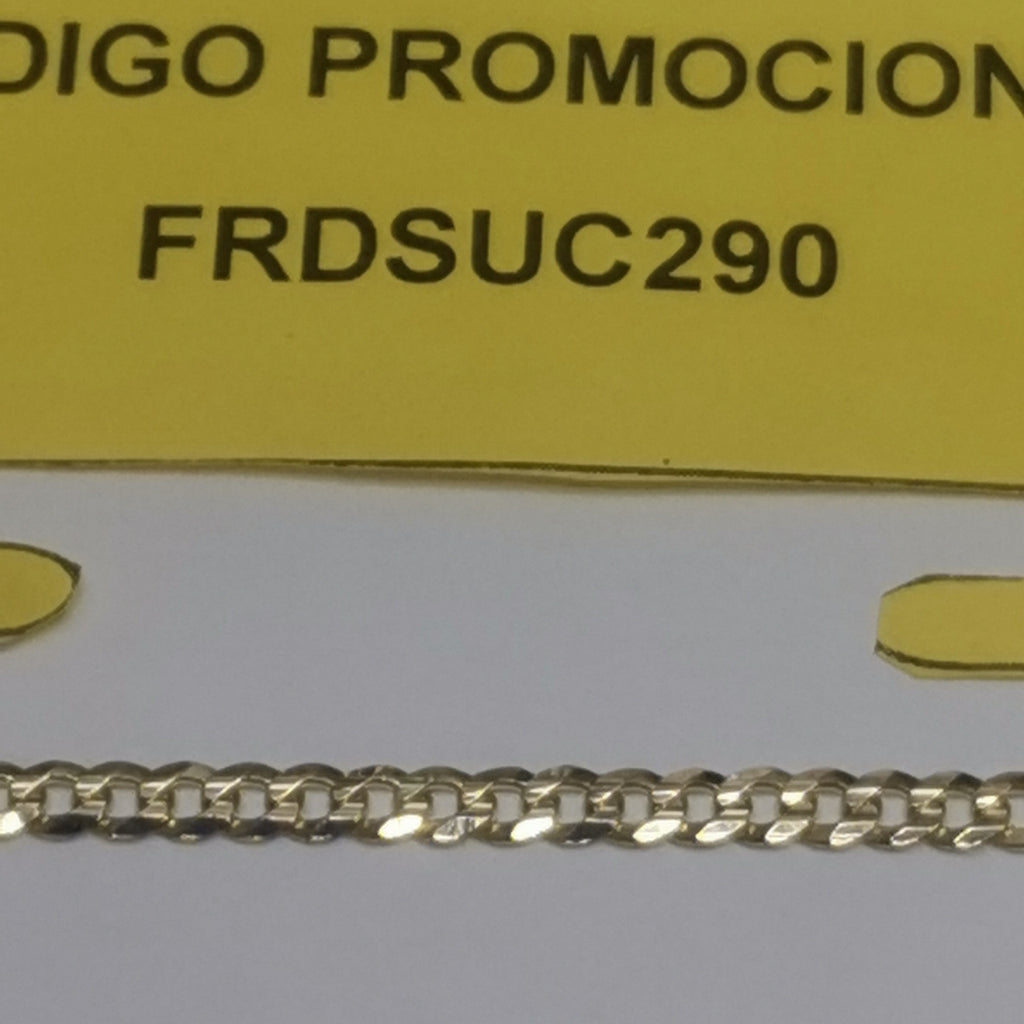 PULSERA BARBADA 14K 21 CM 3.7 GR (NUEVO)