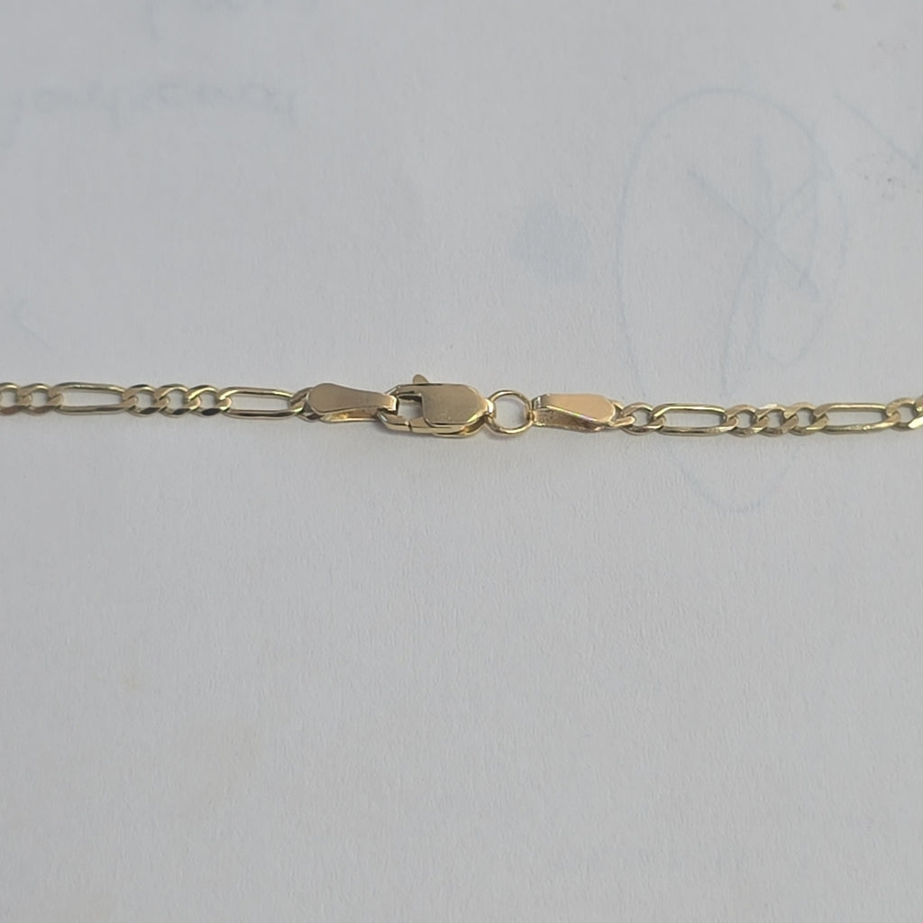 CADENA TEJIDO 3X1 14K 55 CM 5.2 GR (NUEVO)