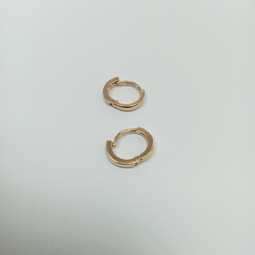 ARETES HUGGIE 14K 1.4 GR (NUEVO)