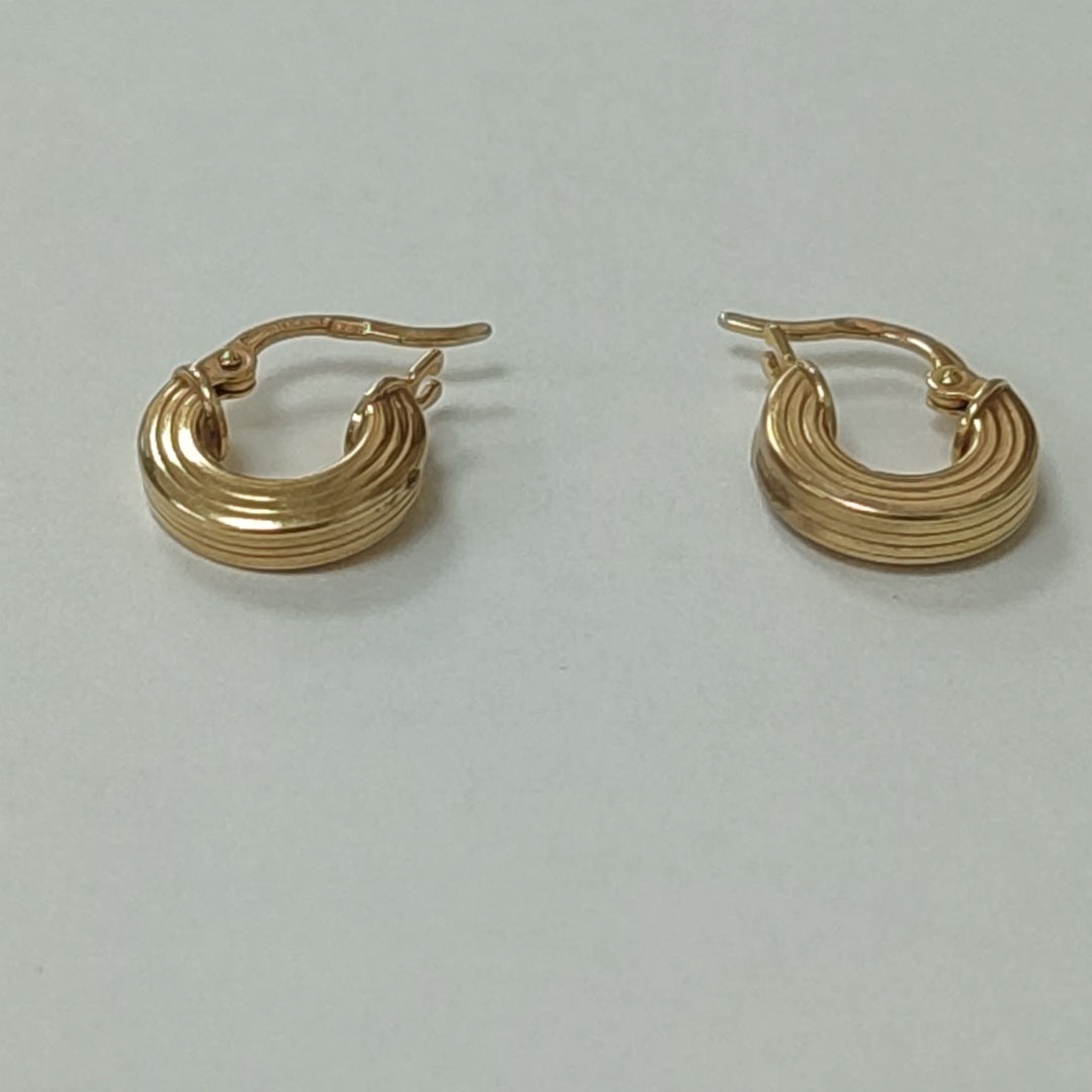 ARRACADAS PAR ORO 10 K 1,30 GRMS (SEMINUEVO)