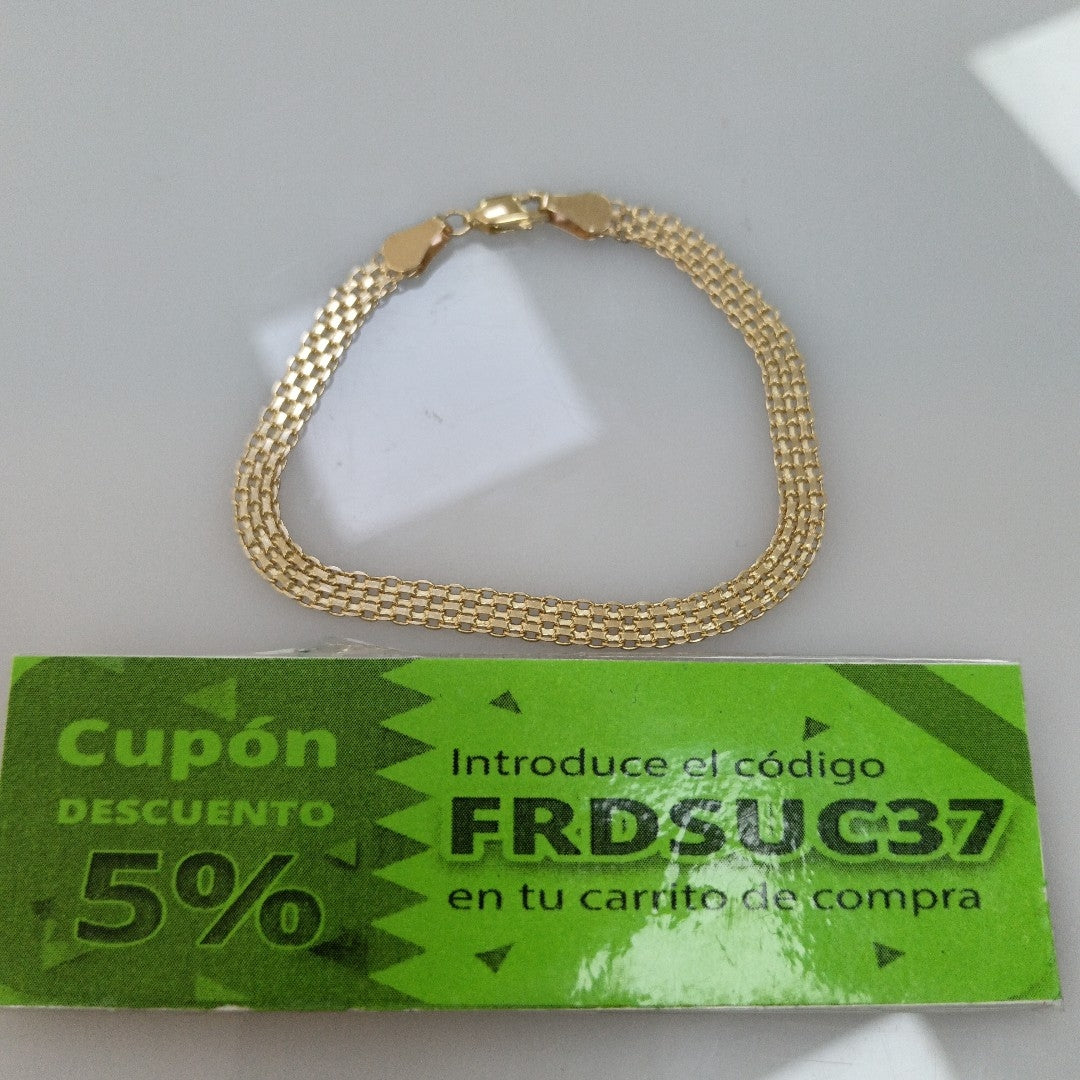 PULSERA ESPECIAL 14K 18 CM 4.7 GR (NUEVO)