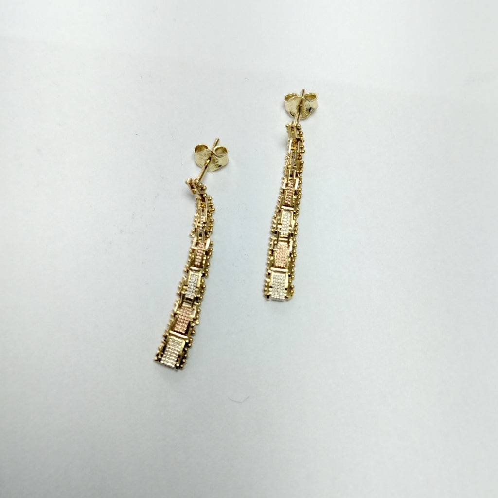 BROQUELES PAR ORO 14 K 2.7 GRMS (SEMINUEVO)