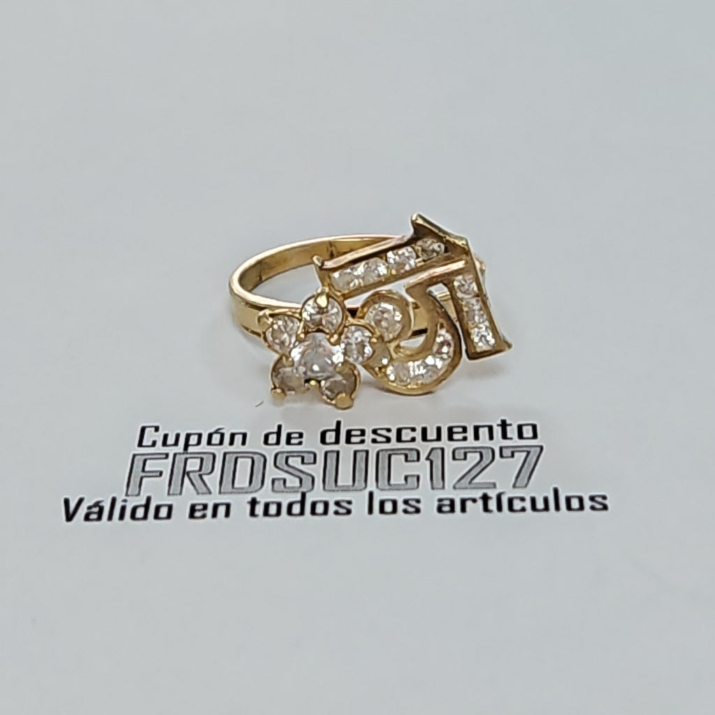 ANILLITO ORO 14 K 3.8 GRMS (SEMINUEVO)