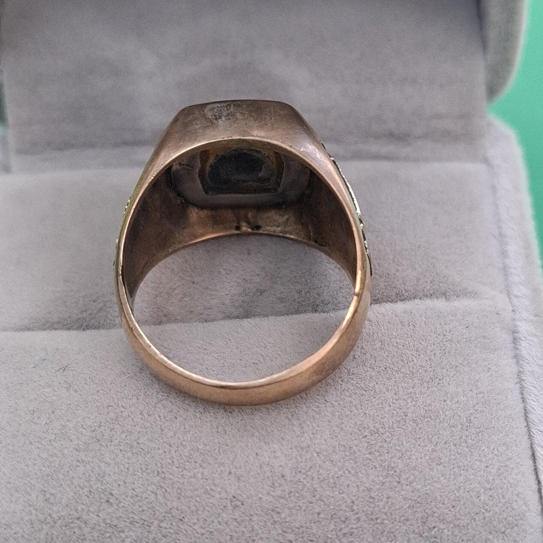 ANILLO DE GRADUACIÓN ORO 8 K 5.8 GRMS (SEMINUEVO)