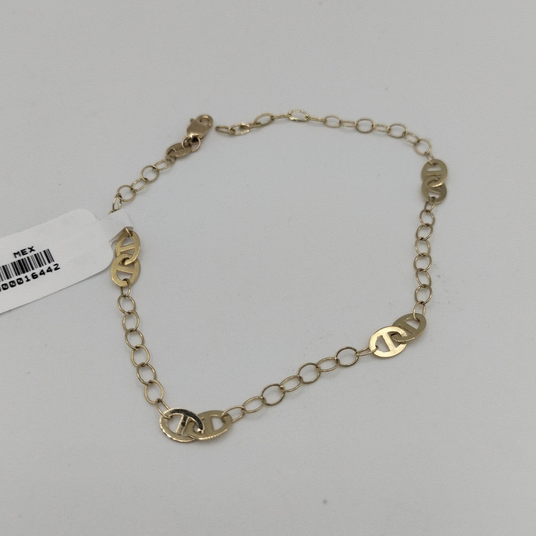 PULSERA ESPECIAL 14K 21 CM 1.9 GR (NUEVO)