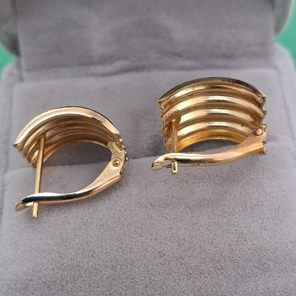 ARETES PAR ORO 14 K 2,70 GRMS (SEMINUEVO)