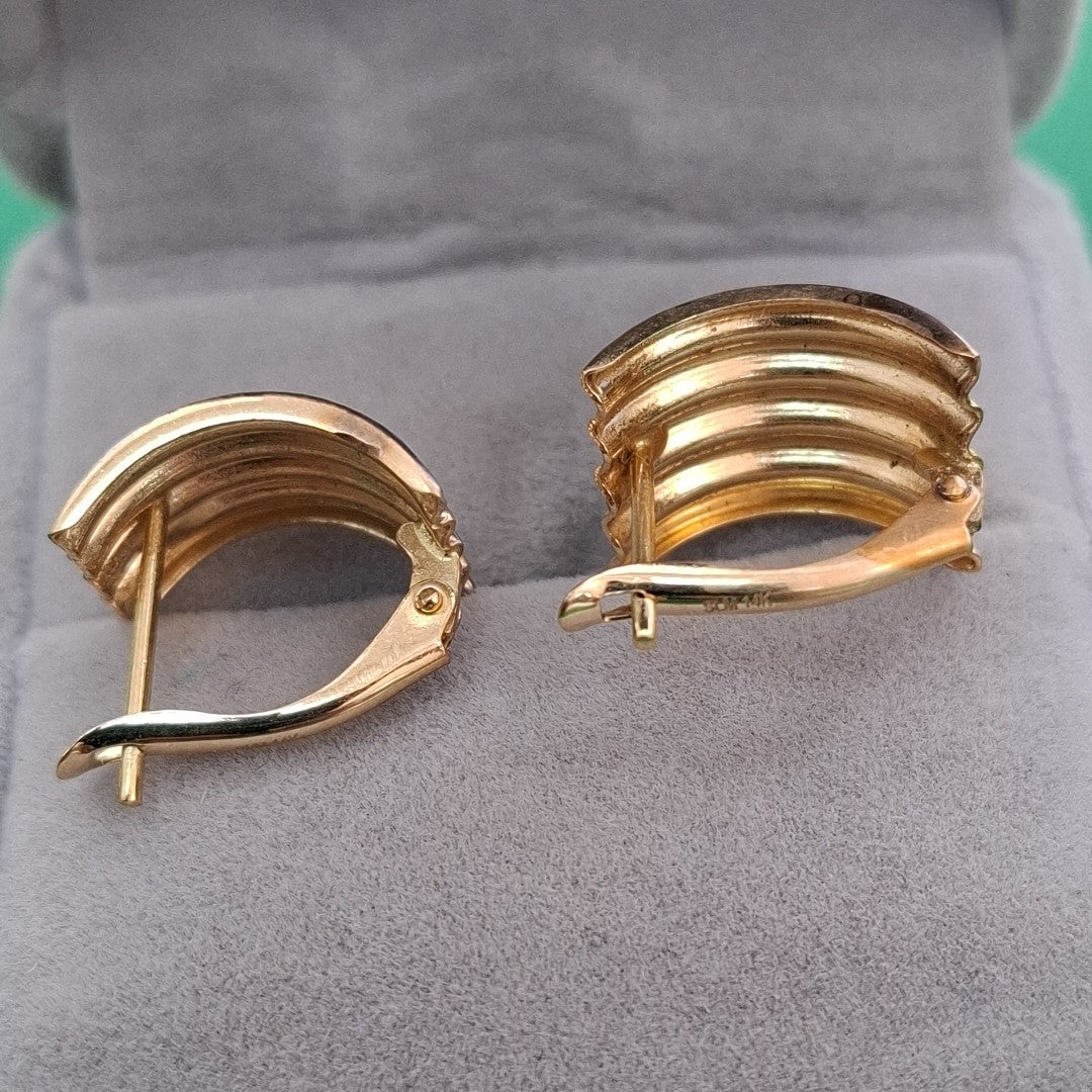 ARETES PAR ORO 14 K 2,70 GRMS (SEMINUEVO)