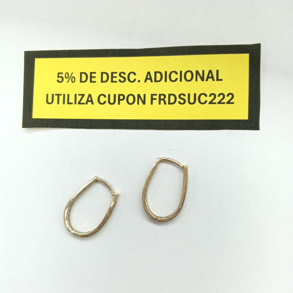 ARETES PAR ORO 10 K 2.7 GRMS (SEMINUEVO)