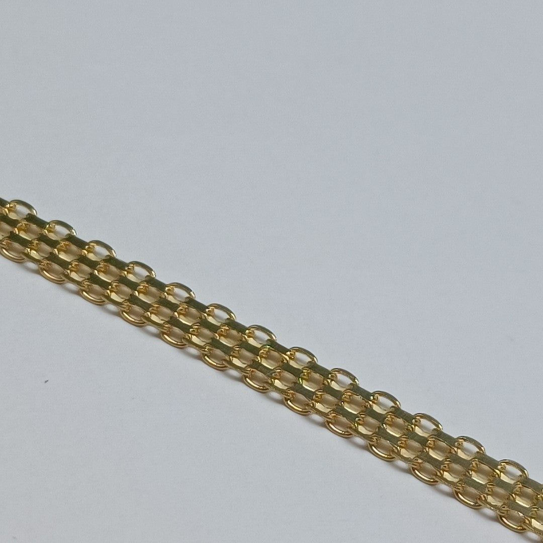 PULSERA ESPECIAL 14K 21 CM 5 GR (NUEVO)