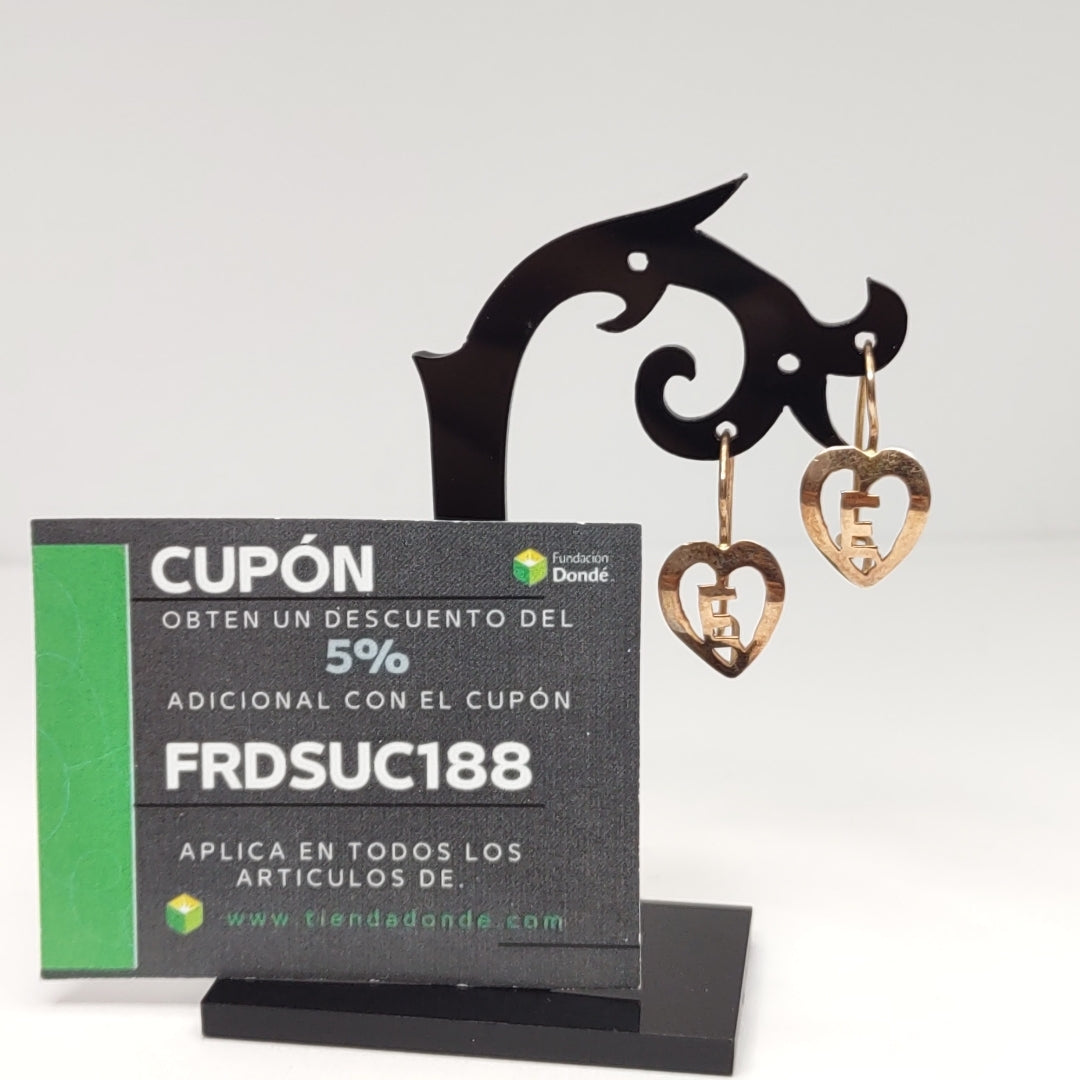 ARETES PAR ORO 8 K 1,30 GRMS (SEMINUEVO)