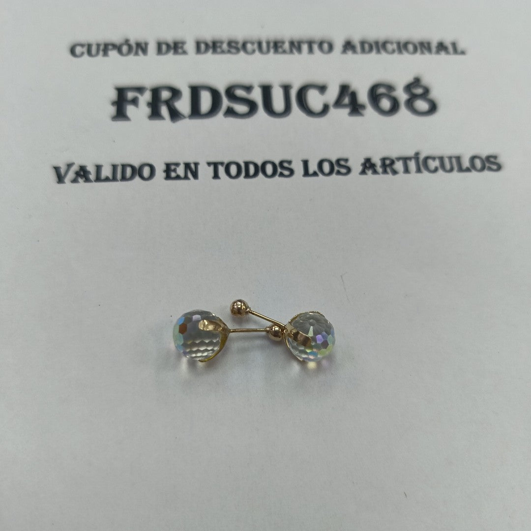BROQUELES PAR ORO 10 K 2.1 GRMS (SEMINUEVO)