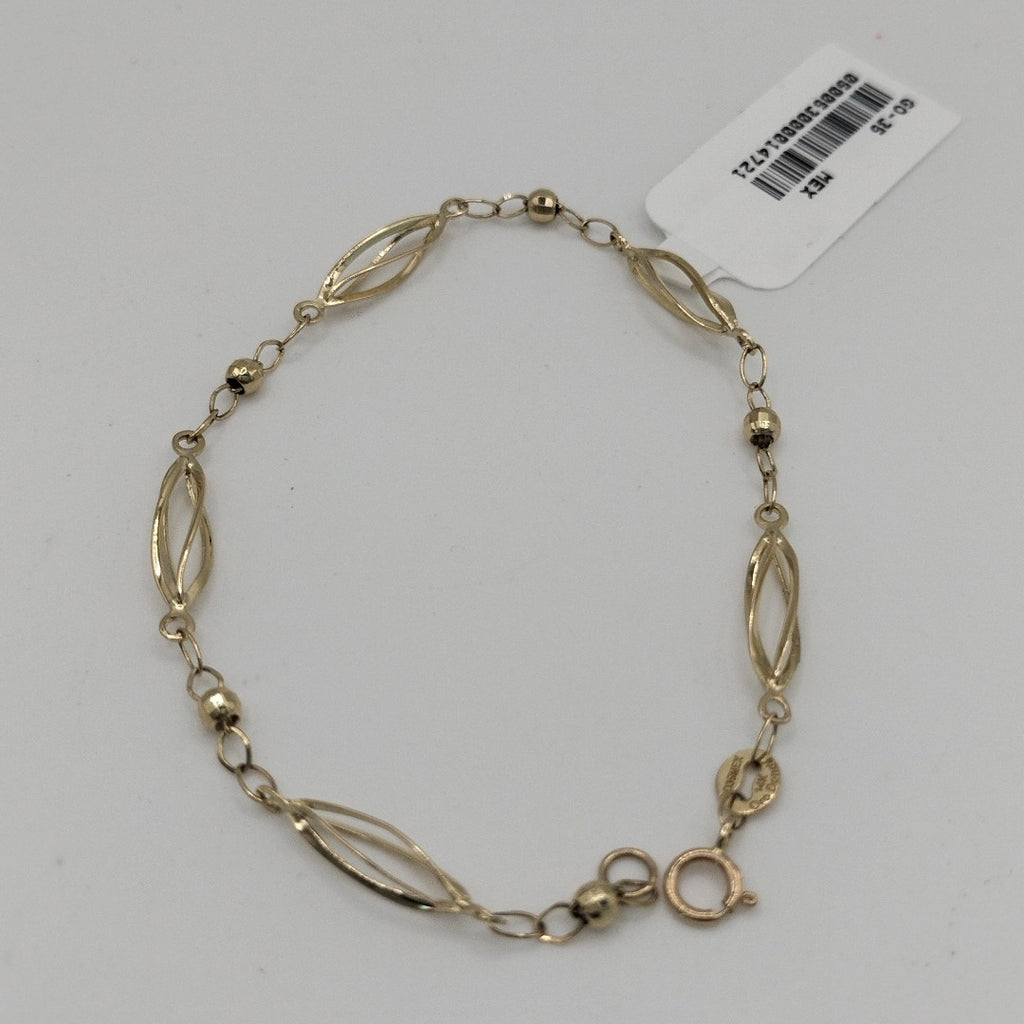 PULSERA ESPECIAL 14K 18 CM 2 GR (NUEVO)