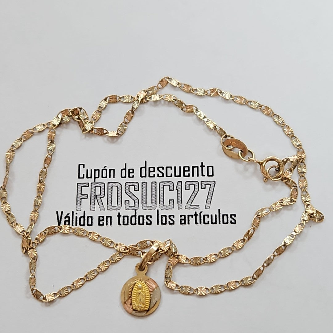 CADENA, DIJE ORO 10 K 1.8 GRMS (SEMINUEVO)