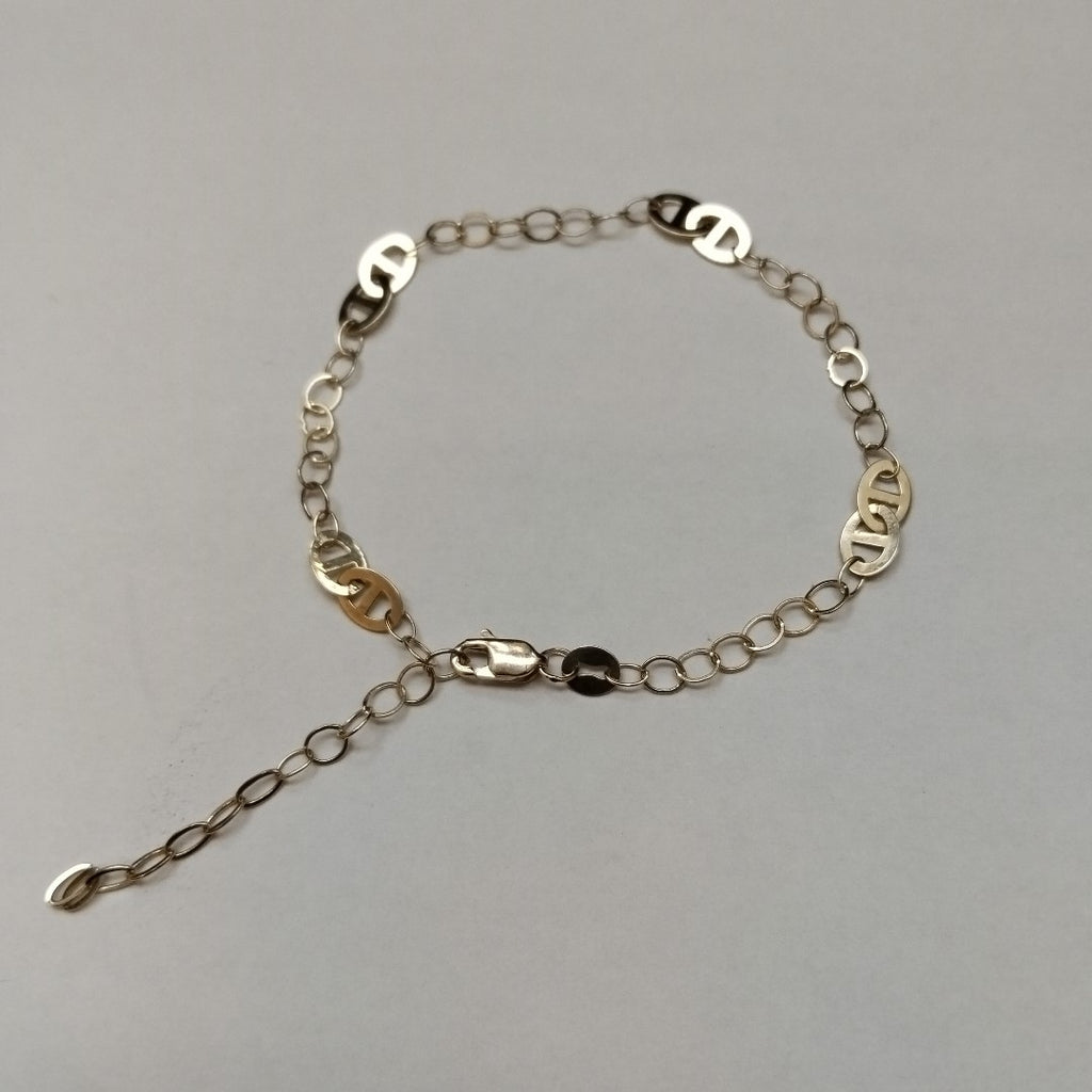 PULSERA ESPECIAL 14K 21 CM 1.9 GR (NUEVO)
