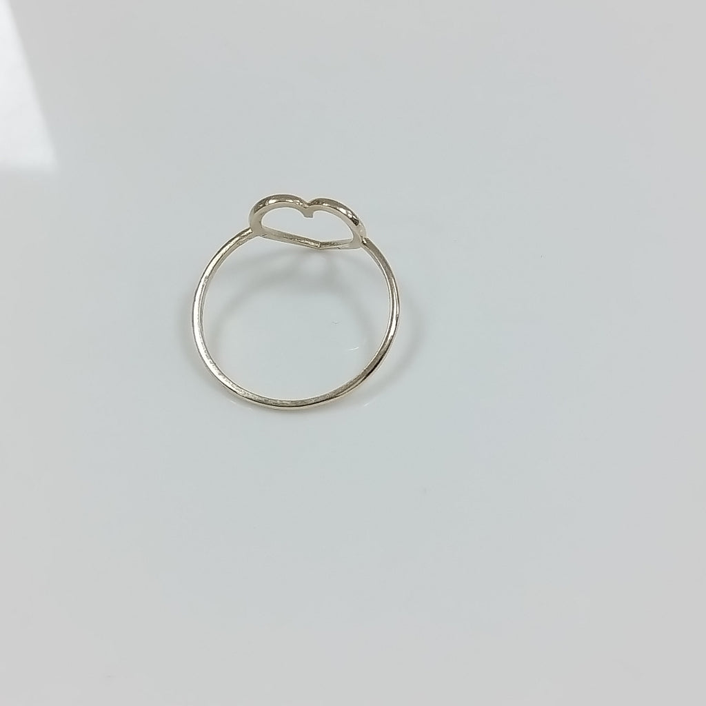 ANILLOS ANILLITO FIG CORAZON 10K TALLA 7 0.8 GR (NUEVO)