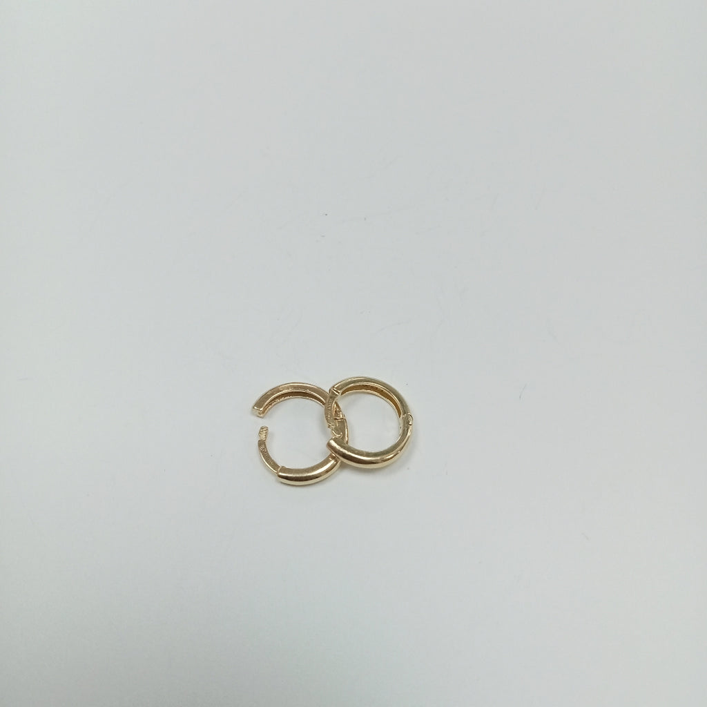 ARETES ARRACADAS LISAS 10K 1.2 GR (NUEVO)