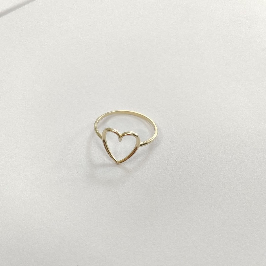 ANILLOS ANILLITO FIG CORAZON 10K TALLA 7 0.8 GR (NUEVO)