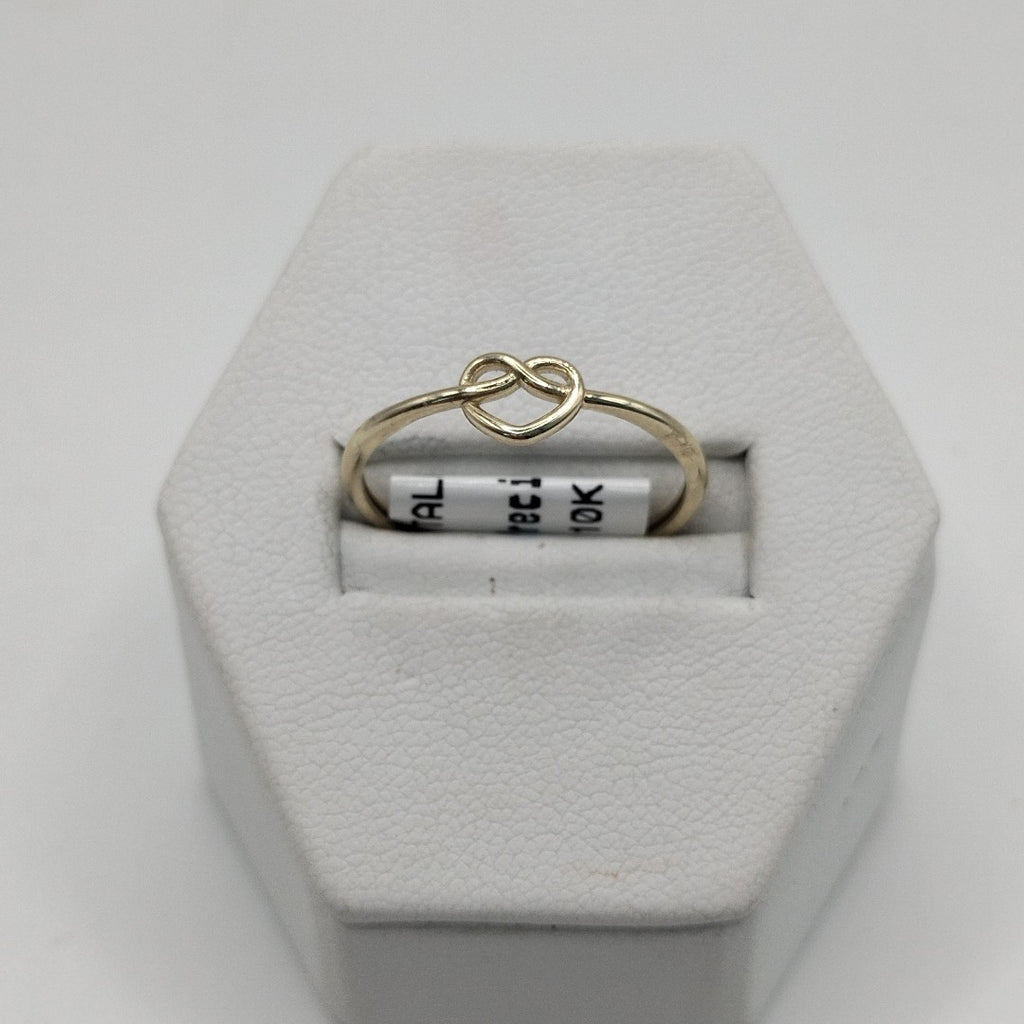 ANILLOS ANILLITO FIG CORAZON 10K TALLA 8 0.9 GR (NUEVO)