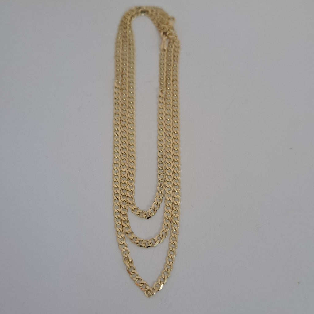 CADENA BARBADA 14K 60 CM 5.9 GR (NUEVO)
