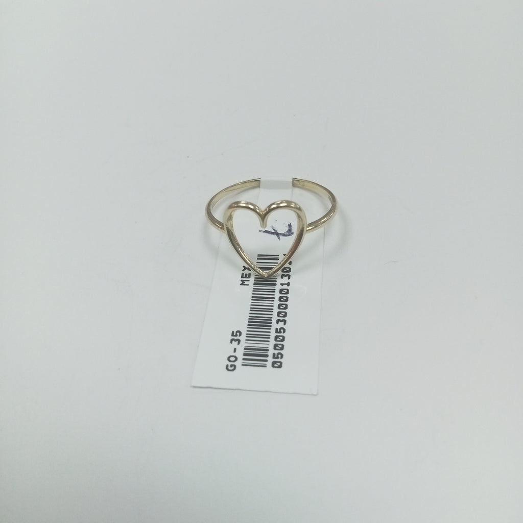 ANILLOS ANILLITO FIG CORAZON 10K TALLA 7 0.8 GR (NUEVO)