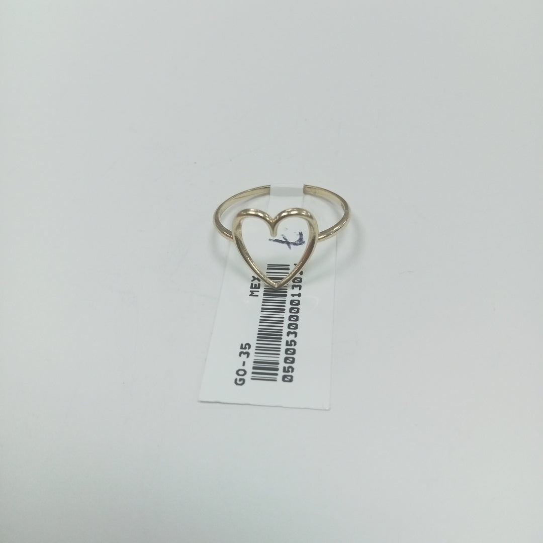 ANILLOS ANILLITO FIG CORAZON 10K TALLA 7 0.8 GR (NUEVO)