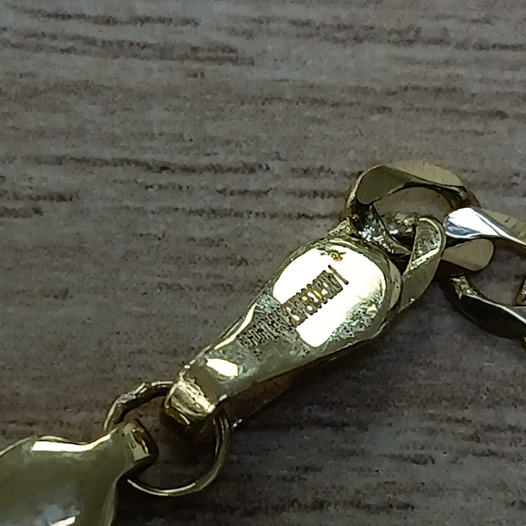 CADENA TEJIDO BARBADA 14K 60 CM 8.8 GR (NUEVO)