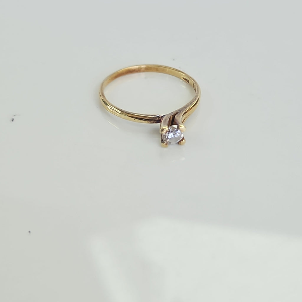 SOLITARIO ORO 14 K 1,70 GRMS (SEMINUEVO)