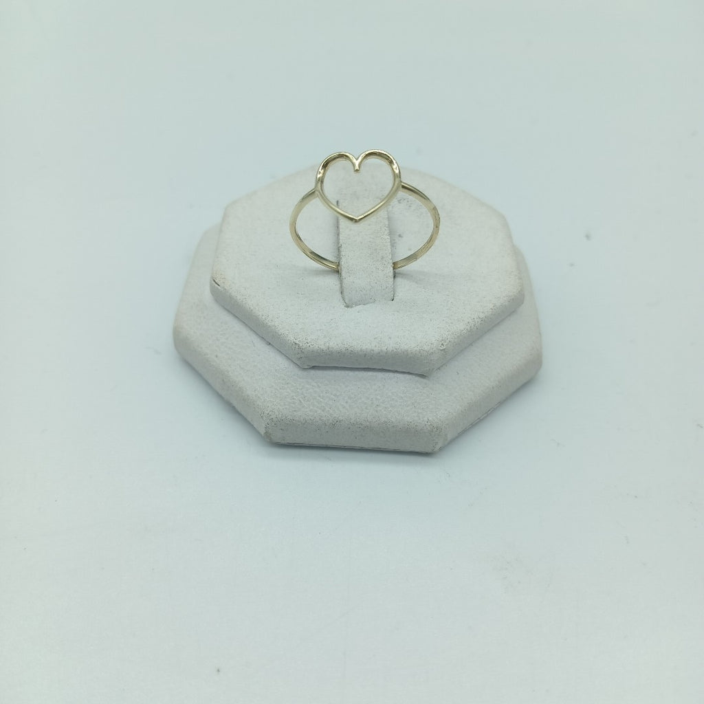 ANILLOS ANILLITO FIG CORAZON 10K TALLA 8 0.8 GR (NUEVO)