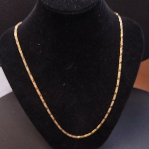 CADENA 3X1 DIAMANTADA 14K 55 CM 4.8 GR (NUEVO)