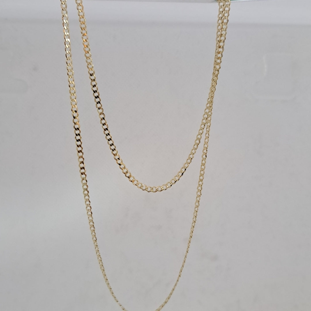 CADENA BARBADA 14K 55 CM 5.1 GR (NUEVO)