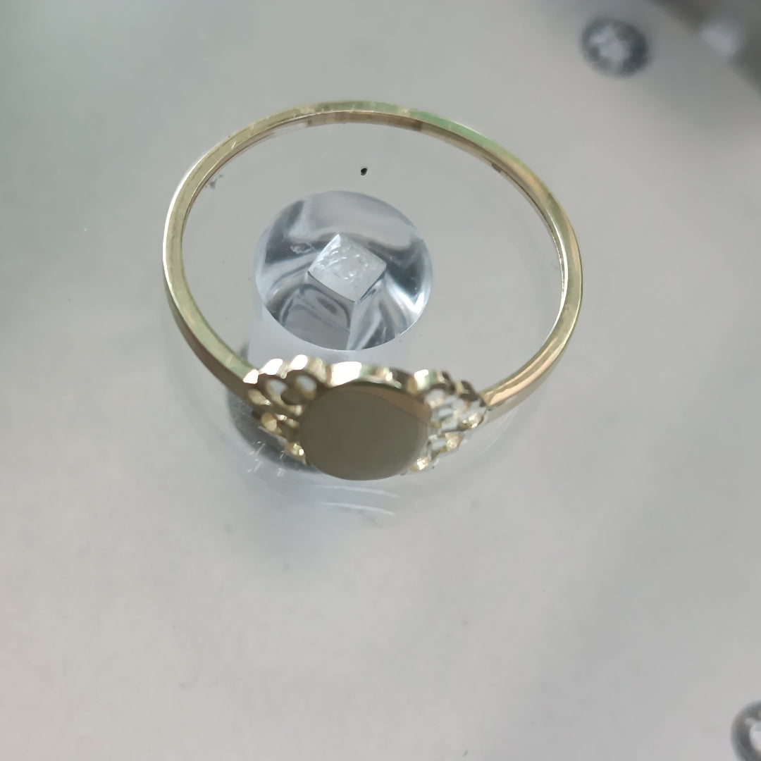 ANILLOS ANILLITO 10K TALLA 9 1 GR (NUEVO)