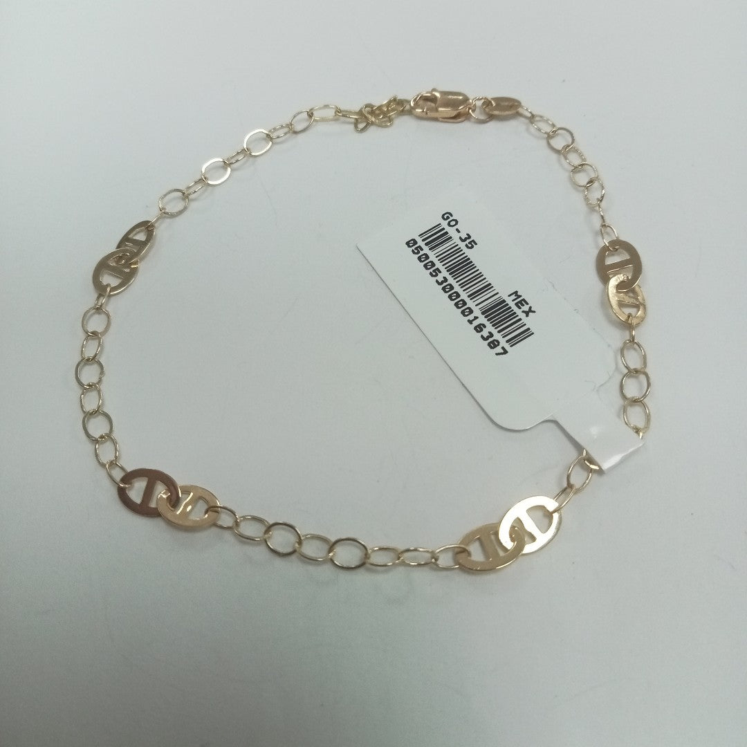 PULSERA ESPECIAL 14K 21 CM 1.8 GR (NUEVO)