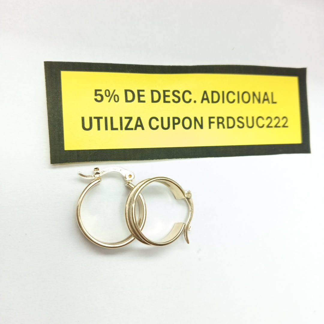 ARRACADAS PAR ORO 10 K 2.8 GRMS (SEMINUEVO)