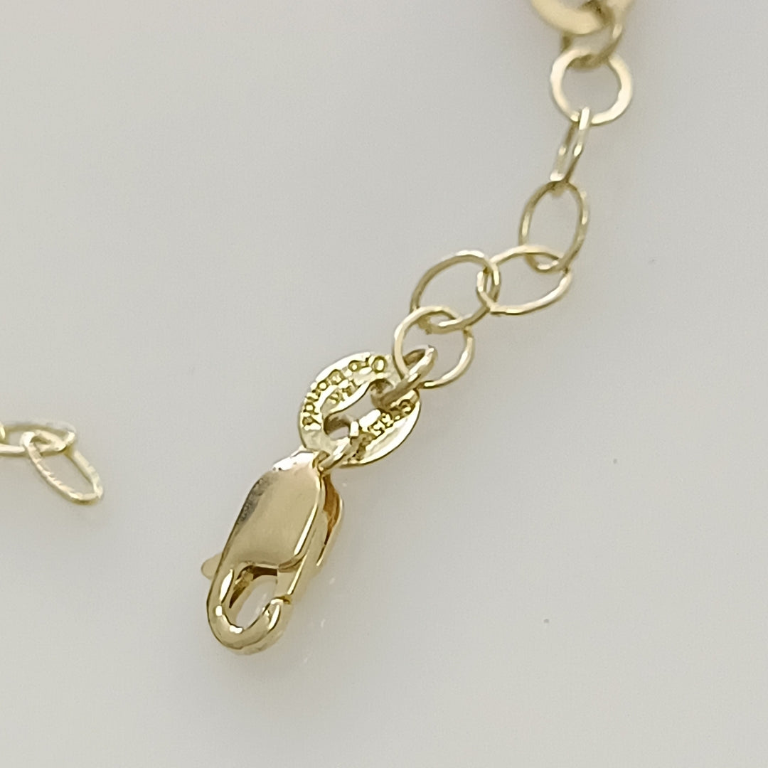 PULSERA ESPECIAL 14K 18 CM 2 GR (NUEVO)