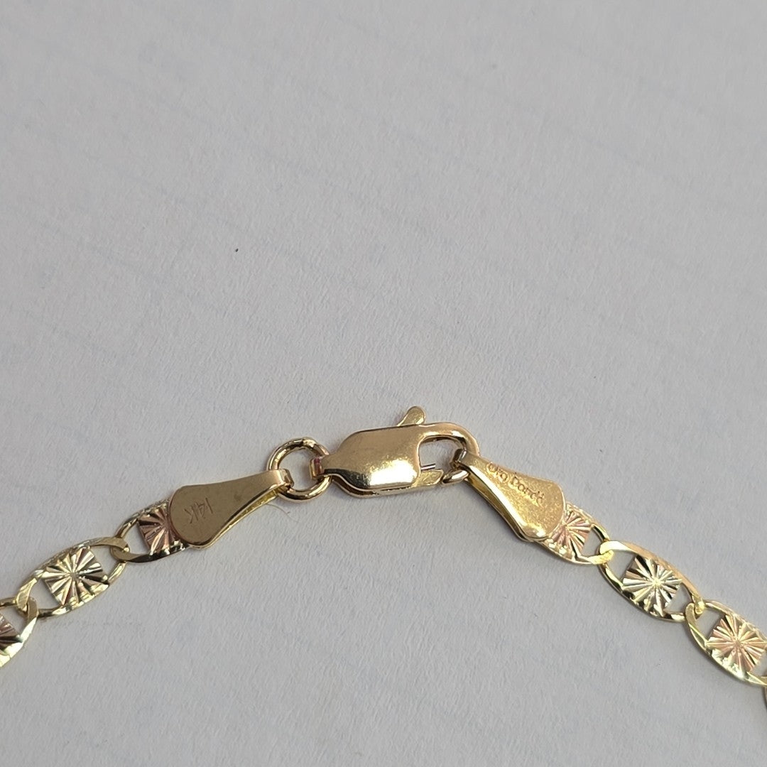 PULSERA GUCHI 14K 18 CM 2.8 GR (NUEVO)