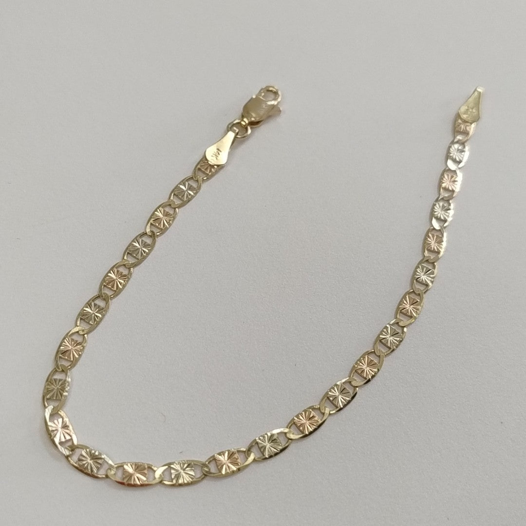 PULSERA GUCHI 14K 18 CM 2.9 GR (NUEVO)