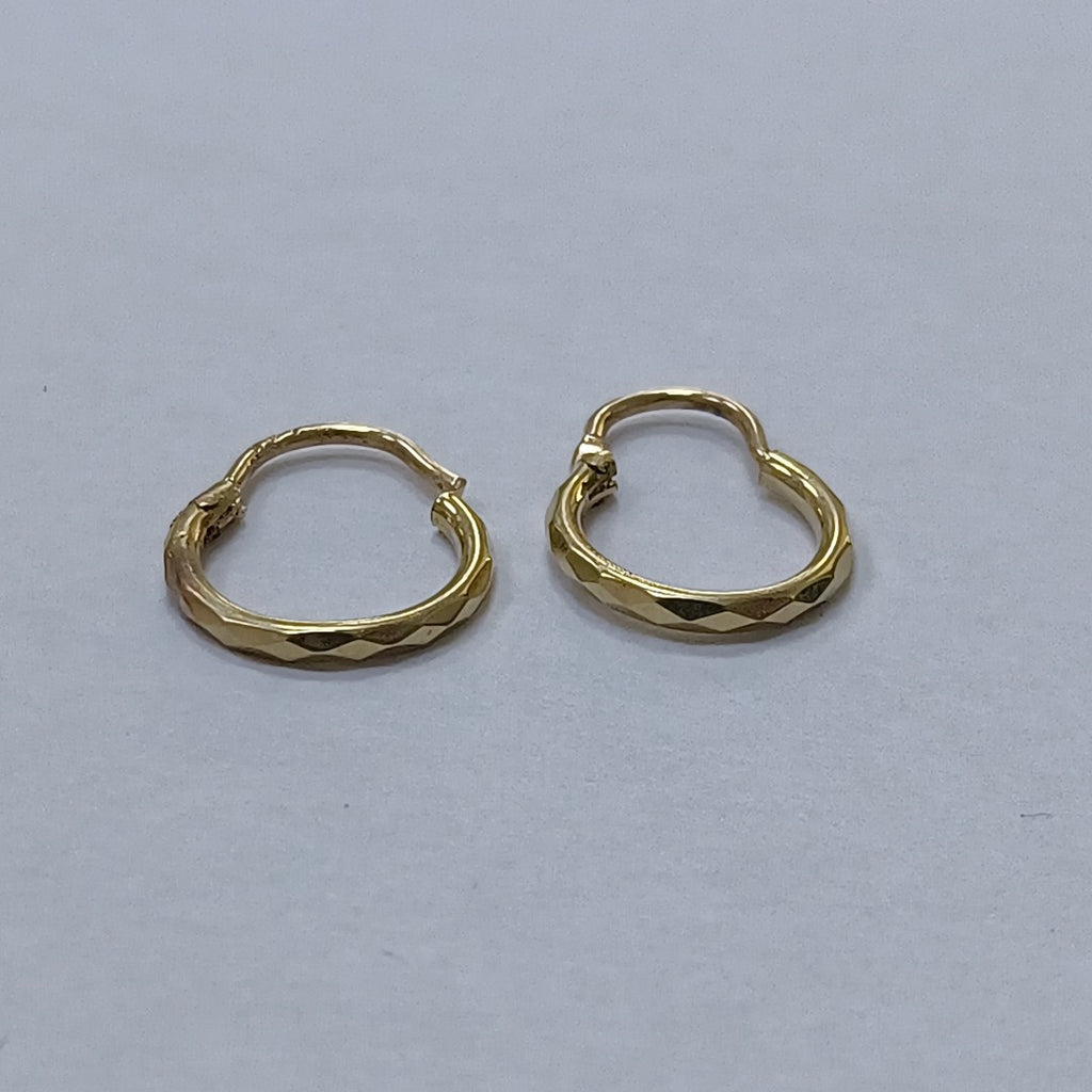 ARRACADAS PAR ORO 14 K 0.8 GRMS (SEMINUEVO)